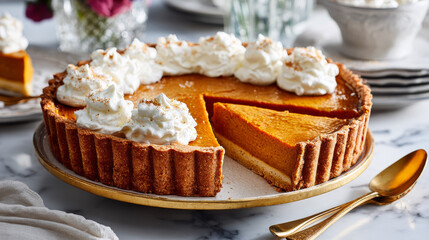 dessert cake on the table