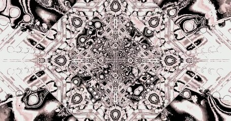 Seamless tunnel video loop featuring abstract shapes and patterns for captivating screensaver experience