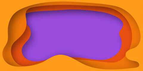 3D abstract background with paper cut shapes, design layout for business presentations, decoration, cards, flyers, posters, prints.