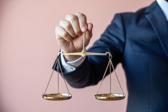 Justice scales law legal lawyer balance courtroom symbol judgment fair decision attorney right 100 character