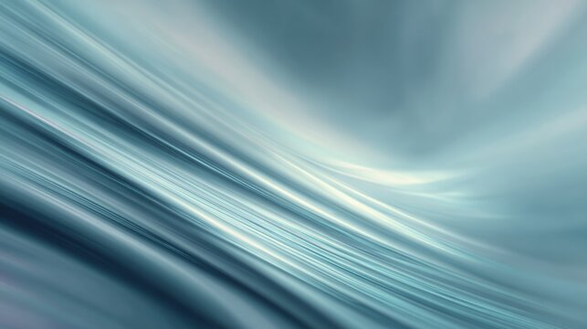 Smooth flowing teal blue abstract light streaks background