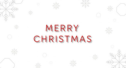 christmas background with snowflakes