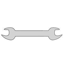 spanner tool simple illustration
スパナ　工具　イラスト