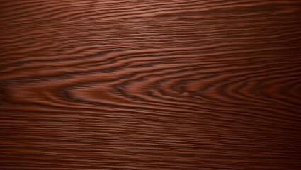 A detailed close-up of a luxurious dark brown wood grain texture, showcasing natural patterns and swirls for sophisticated backgrounds and design overlays