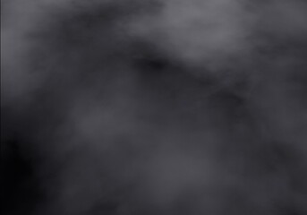 Dark smoky abstract background with ethereal gray mist and black cloudy texture, mysterious atmospheric effect for graphic design and digital projects