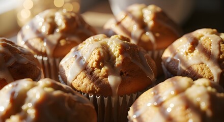 Delicious homemade chocolate muffins with cinnamon streusel crumb topping freshly baked in traditional paper muffin liners, perfect for breakfast, brunch, or as an afternoon snack treat