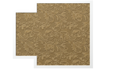 Patterned carpet texture: A detailed shot of an elegant carpet, showcasing an elaborate floral design. Capturing its texture and ornamental details.