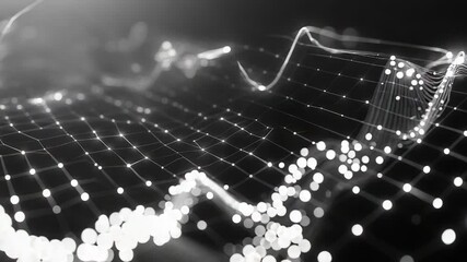 Digital wave processing big data network connection - Powered by Adobe