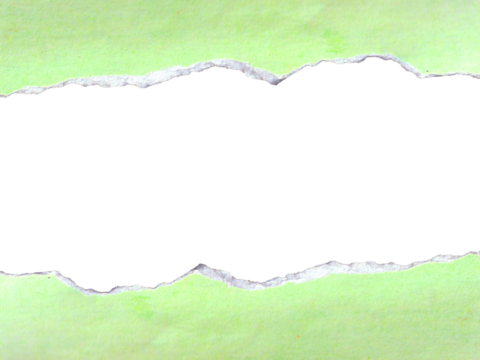 Abstract torn green paper with ripped edges. Grunge watercolor texture background with transparent space for text or design. PNG frame element. - Powered by Adobe