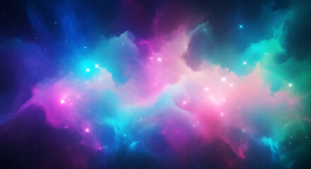 An abstract colorful background in shades of purple, yellow, blue, and pink, blending together to create a vibrant and dynamic visual effect. Abstract Psychedelic Dreamscape