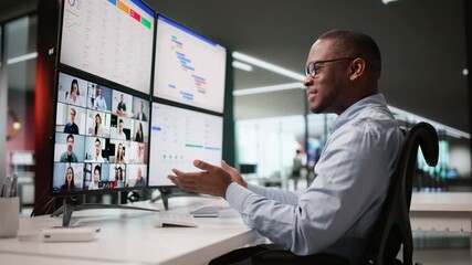 Virtual Video Conference Call Meeting - Powered by Adobe