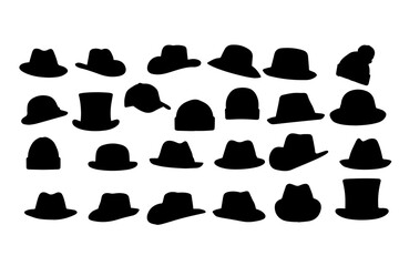 hat , cap silhouette pack
