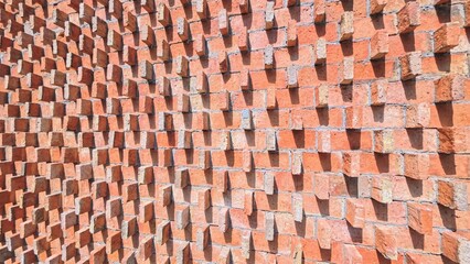  Brick wall texture for for interior or exterior design backdrop.