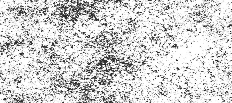 Abstract textured background with a distressed concrete or plaster surface in shades of gray. Vector illustration.