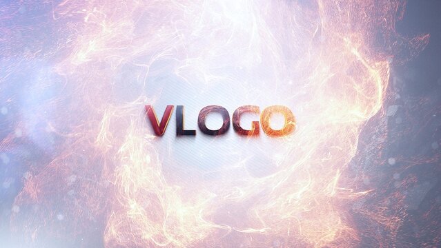 Fire Vortex Winter Logo and Text Intro