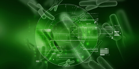 3d rendering human body chromosomes
