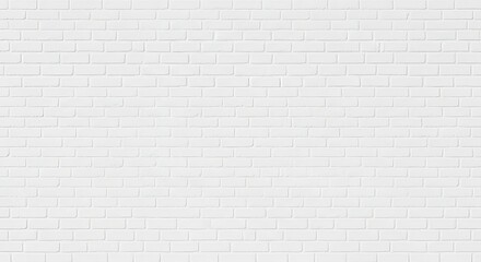 A white painted brick wall texture