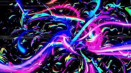 vibrant 4k abstract motion background colorful digital glitch textures tv noise effects artistic swirls neon light perfect modern designs media overlays creative art projects - Powered by Adobe