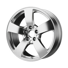 Obraz premium Polished Alloy Wheel isolated on a transparent background
