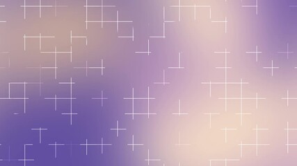 Soft pastel gradient background in purple pink and beige tones with minimal white grid line elements ideal for modern design templates and global celebration events