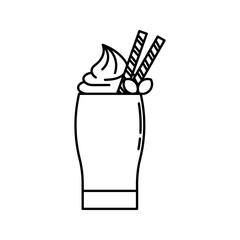 Drink icon. simple vector illustration on white background