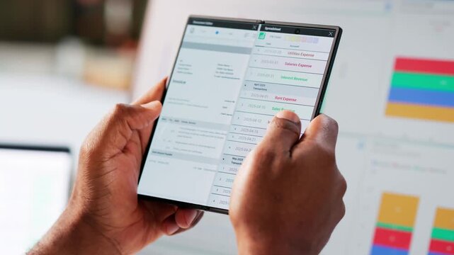 Payroll Manager Doing Billing And Bookkeeping