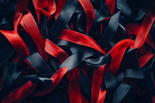 Generative AI image of red virus cells in blood plasma representing World AIDS Day and global blood donor awareness