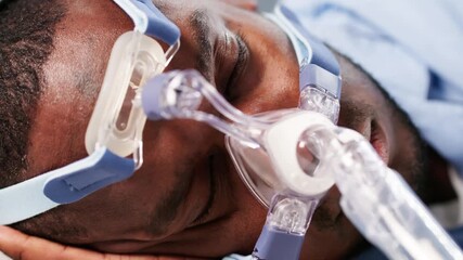 Sleep Apnea Oxygen Therapy, CPAP Mask