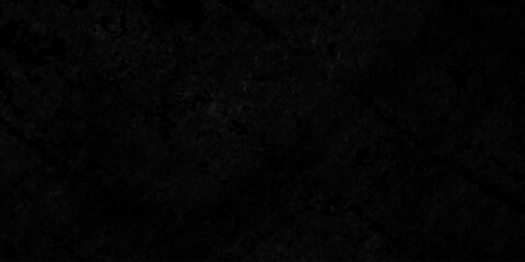 Fototapeta premium Empty grungy retro old paper wall texture. dark black wall concrete cement backdrop grunge stone texture rock marble background. 