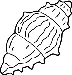 Cartoon sea, sea animals, underwater, summer picture elements, illustration