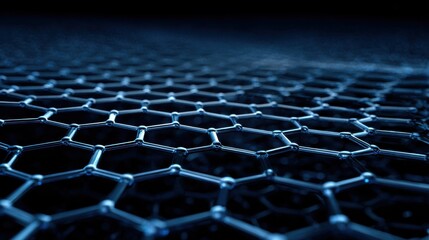 Fototapeta premium Futuristic digital network connection structure abstract