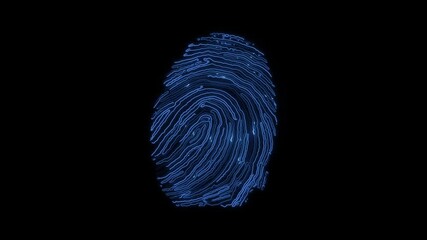 Futuristic biometric fingerprint scan digital identity verification connected network for electronic security encryption identification. Digital fingerprint scanning verification process circuit board - Powered by Adobe