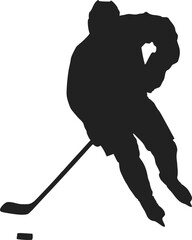Design of ice hockey player