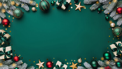 Holiday Edge Decorations with Open Middle