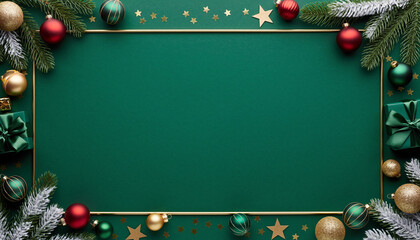 High Detail Christmas Background with Space