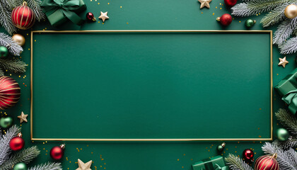 Ultra Realistic Christmas Golden Touch Frame