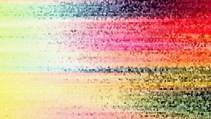 Vibrant Glitch Art Background with Horizontal Pixels and Abstract Rainbow Colors wallpaper
