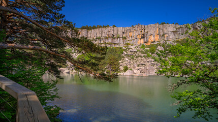 Glacial Lake, Laguna Negra y Circos Glaciares de Urbi&oacute;n Natural Park, Protected Area, Picos de Urbi&oacute;n, Soria, Castilla Y Le&oacute;n, Spain, Europe