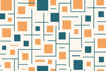  Collage Abstract Geometric Poster