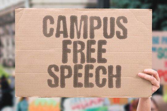 "Campus Free Speech" Debate heats. CAMPUS. SPEECH. COLLEGE. DEBATE. LAW.