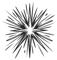 Obraz premium PNG Blink star art illustration graphic.