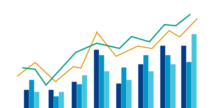 business graph showing growth - Powered by Adobe