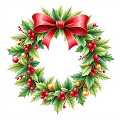 Festive Christmas Wreath