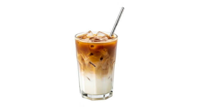 Refreshing iced coffee beverage delight
