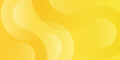 Fluid yellow gradient shapes composition. Modern Trendy design in Vector Illustration