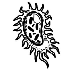 Science Cell Doodle Cute