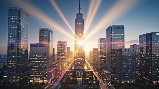 Inspiring illustration of business growth and successful development, symbolizing forward momentum, strategic progress, entrepreneurial drive, and the pursuit of corporate achievement