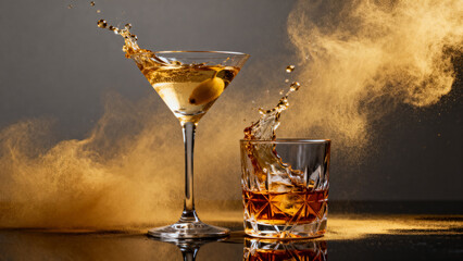 MartiniWhiskeySplash