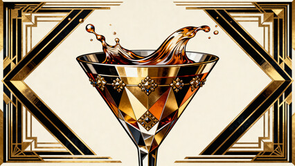 LuxuryCocktailArtDeco