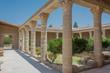 Fototapeta premium Patio domu rzymskiego.Tunezja